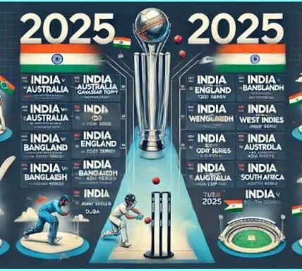 India Cricket Schedule 2025