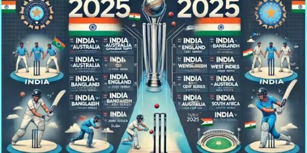 India Cricket Schedule 2025